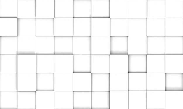 fundo caótico de cubos renderização em 3d