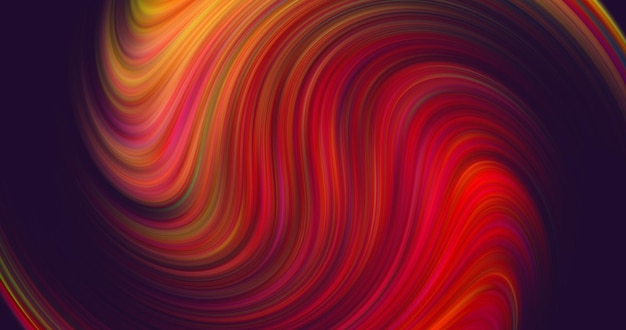 Fundo colorido abstrato torcido gradiente ondulado padrões de espirais papel de parede digital de movimento