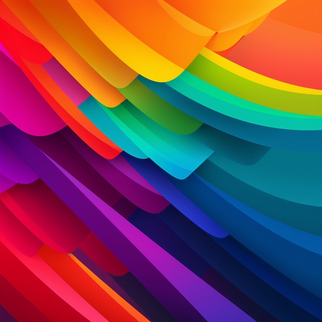 Fundo colorido com um padrão de arco-íris