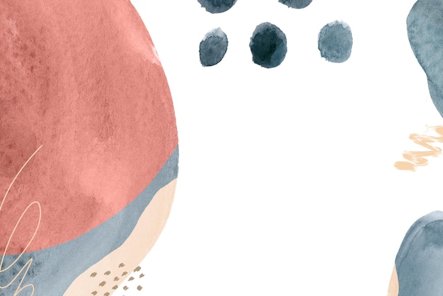 Fundo colorido de aquarela de Memphis
