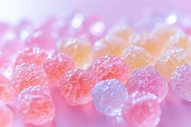 Fundo colorido de doces
