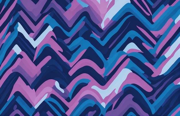 Fundo colorido em zigzag