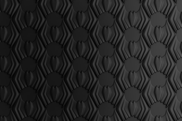 Fundo colorido geométrico abstrato baseado em uma grade sextavada