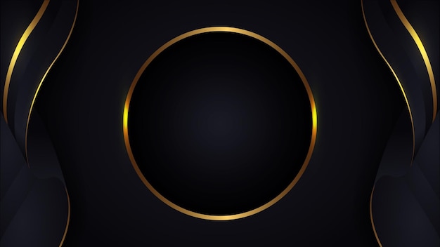 Fundo com detalhes de ouro de luxo