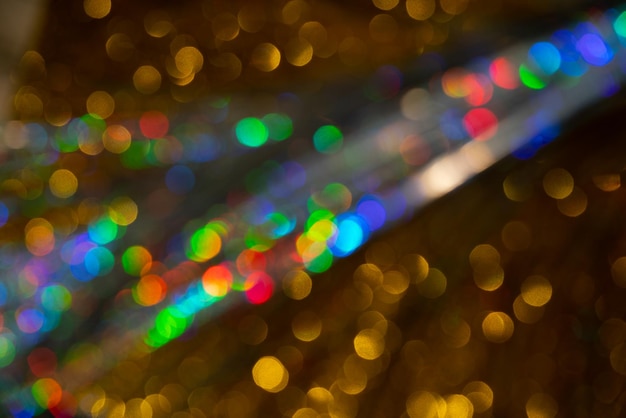 Foto fundo com efeito bokeh grande de arco-íris multicolorido