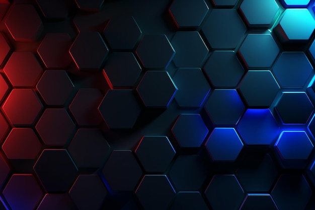 Foto fundo com formas e cores hexagonais