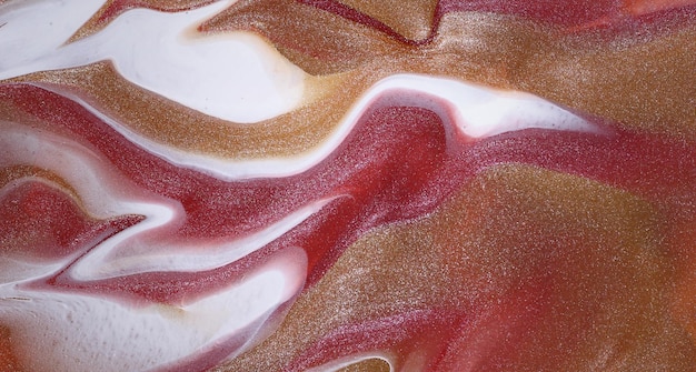fundo criativo de textura de marmoreio colorido com ondas abstratas, estilo de arte líquido pintado com óleo