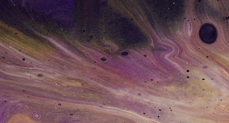 fundo criativo de textura de marmoreio colorido com ondas abstratas, estilo de arte líquido pintado com óleo