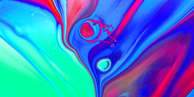 fundo criativo de textura de marmoreio colorido com ondas abstratas, estilo de arte líquido pintado com óleo