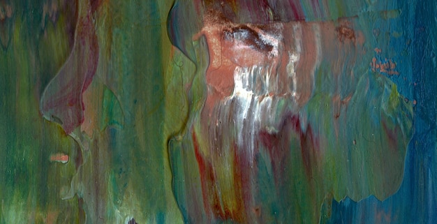 Fundo criativo de textura de marmoreio colorido com ondas abstratas, estilo de arte líquido pintado com óleo