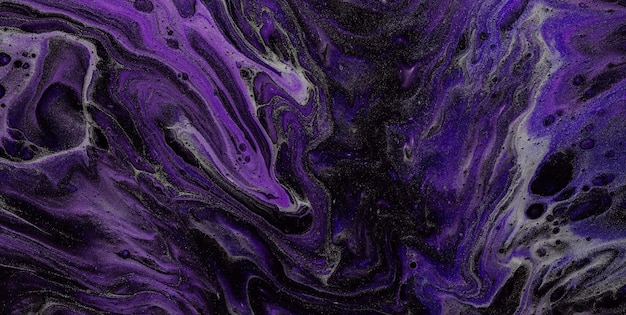 fundo criativo de textura de marmoreio colorido com ondas abstratas, estilo de arte líquido pintado com óleo