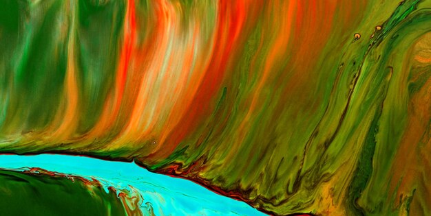 fundo criativo de textura de marmoreio colorido com ondas abstratas, estilo de arte líquido pintado com óleo