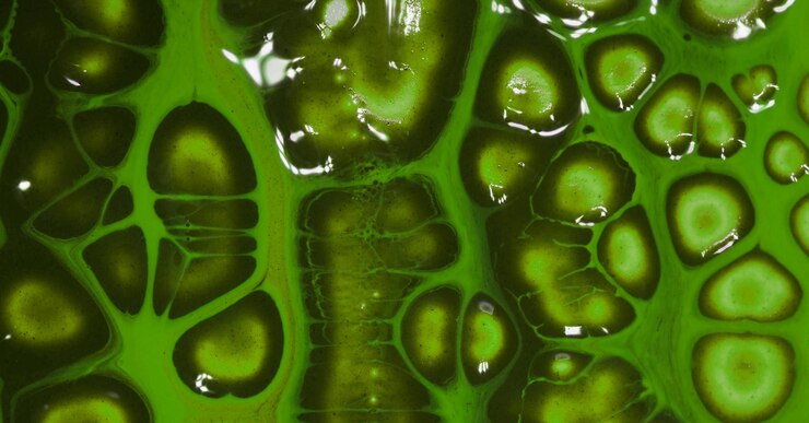 Foto fundo criativo de textura de marmoreio colorido com ondas abstratas, estilo de arte líquido pintado com óleo