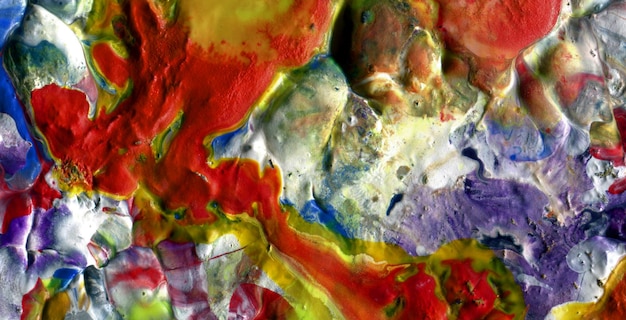 fundo criativo de textura de marmoreio colorido com ondas abstratas, estilo de arte líquido pintado com óleo