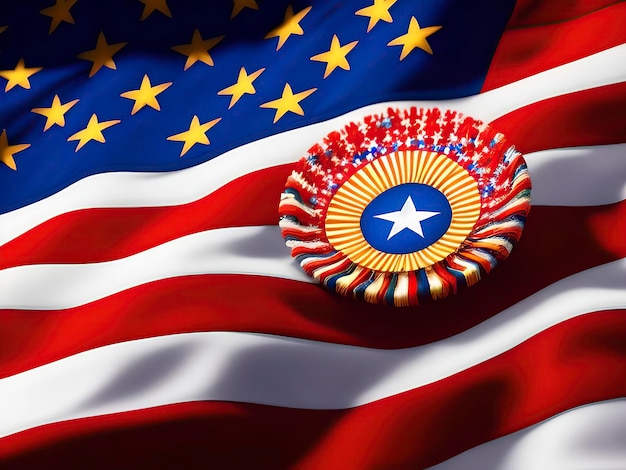 Fundo da bandeira americana