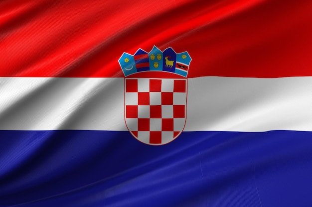 Fundo da bandeira da Croácia