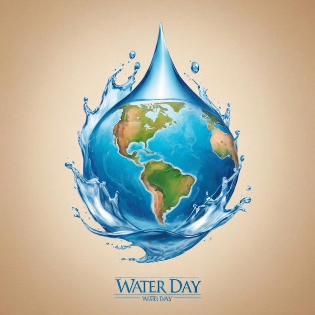 Fundo da imagem do Dia Mundial da Água