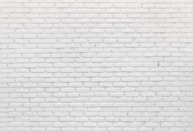 Fundo da parede de tijolo branco