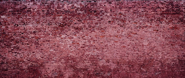 Fundo da parede de tijolo vermelho vintage