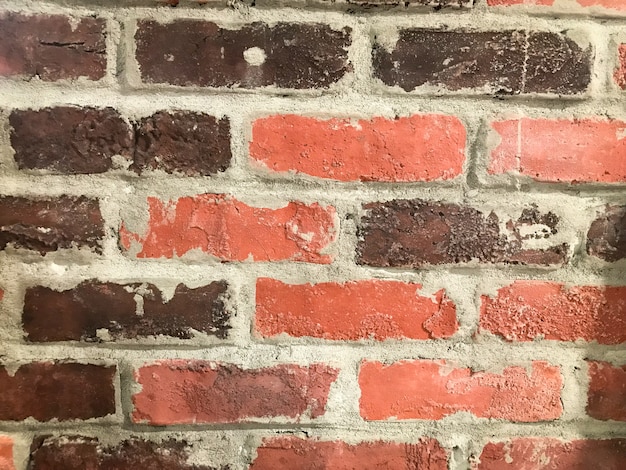 Fundo da parede de tijolo.