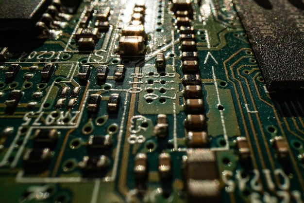 Fundo da placa de circuito Textura da placa de circuito eletrônico Tecnologia de computador chip digital padrão eletrônico Textura de tecnologia Sistema de tecnologia com dados digitais