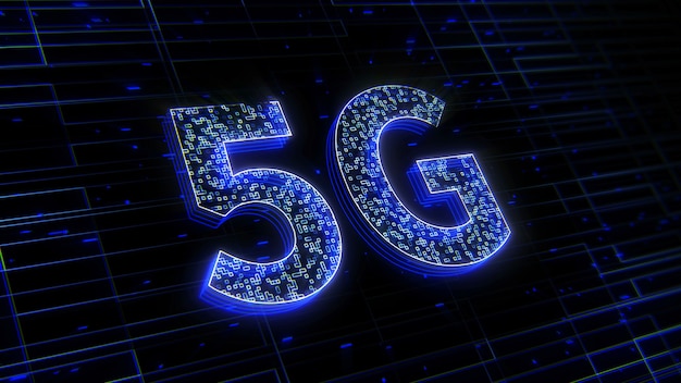 Foto fundo da tecnologia digital future 5g