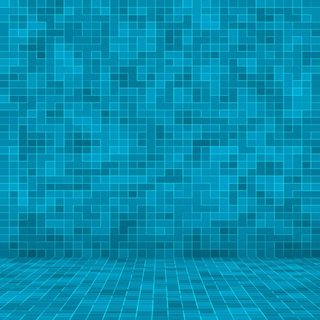 Fundo da telha do mosaico da piscina da textura.