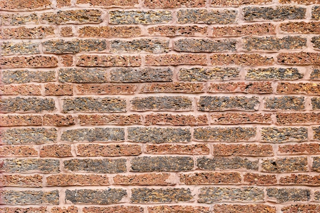 Foto fundo da textura da parede de tijolo para o projeto exterior interior.