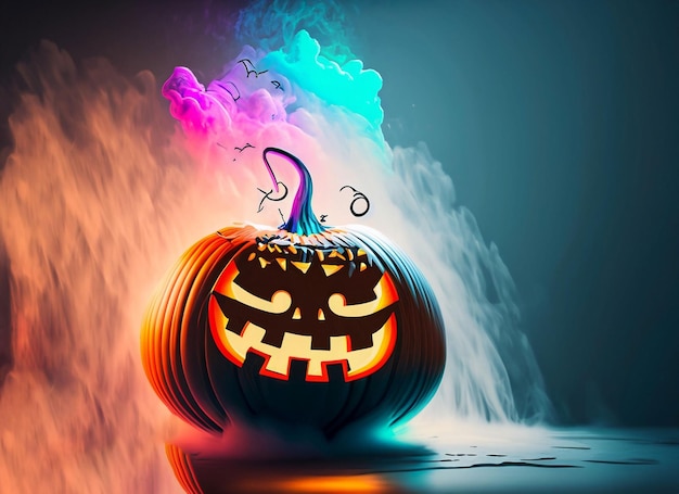 Fundo de abóbora de Halloween