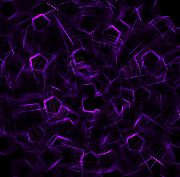 Fundo de abstração com contorno roxo