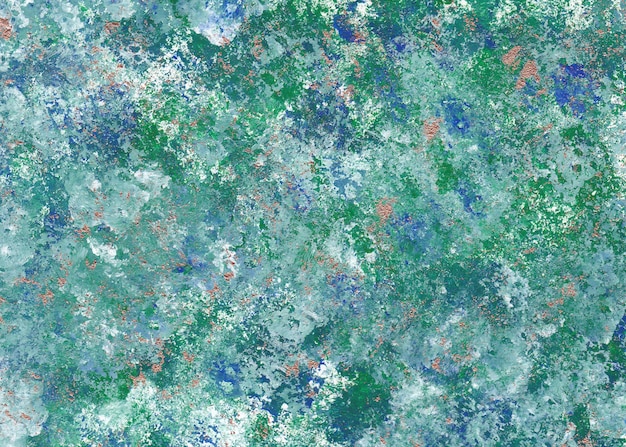 Foto fundo de acrílico pintado à mão pintura real textura abstrata