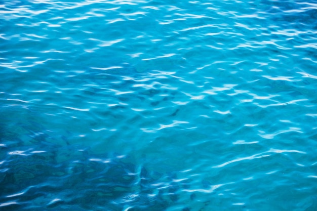 Fundo de água do mar azul
