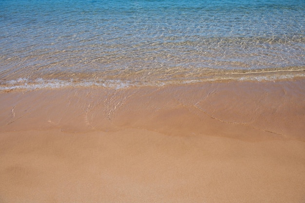 Fundo de água do mar calmo paisagem de água tranquila com superfície calma