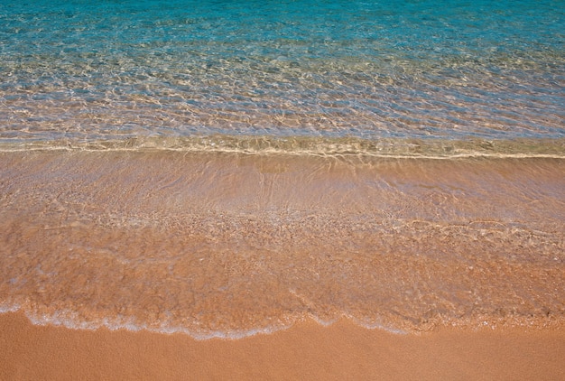 Fundo de água do mar calmo paisagem de água tranquila com superfície calma