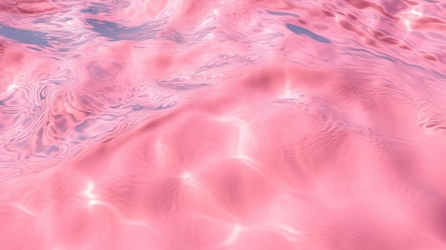 Fundo de água rosa com fundo rosa