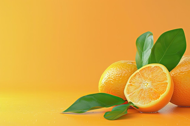 Fundo de alimentos saudáveis Laranja