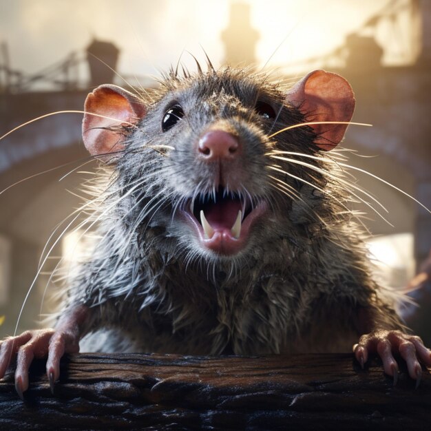 Foto fundo de alta qualidade do rato