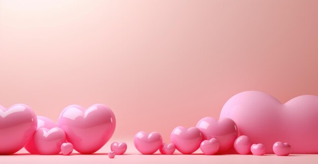 fundo de amor rosa minimalista