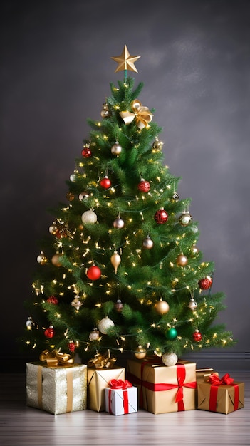 Fundo de anúncio de Natal Fundo de publicidade de fundo de Natal