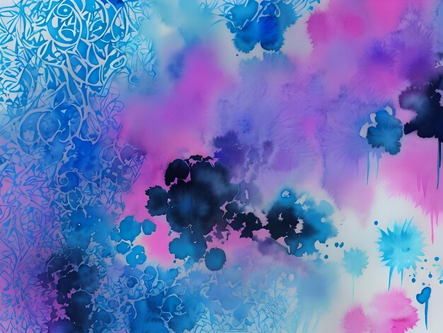 Fundo de aquarela abstrata