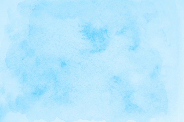 Fundo de aquarela azul abstrato