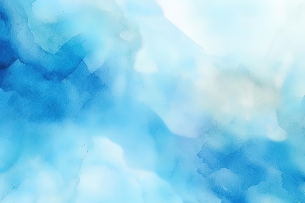 fundo de aquarela azul abstrato