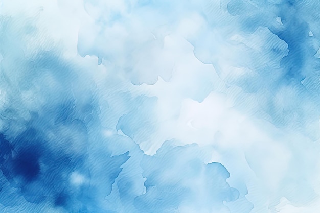 fundo de aquarela azul abstrato