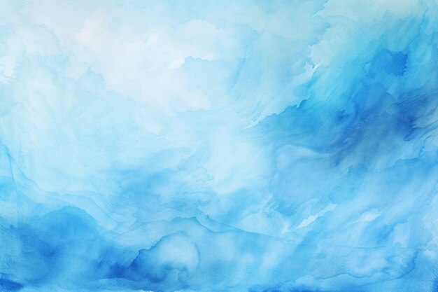 fundo de aquarela azul pintado à mão