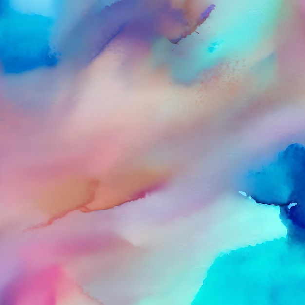 Fundo de aquarela com cores vibrantes e criatividade