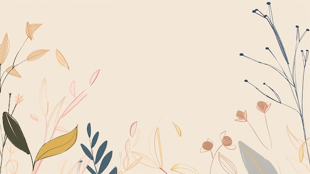fundo de aquarela de borda de folha