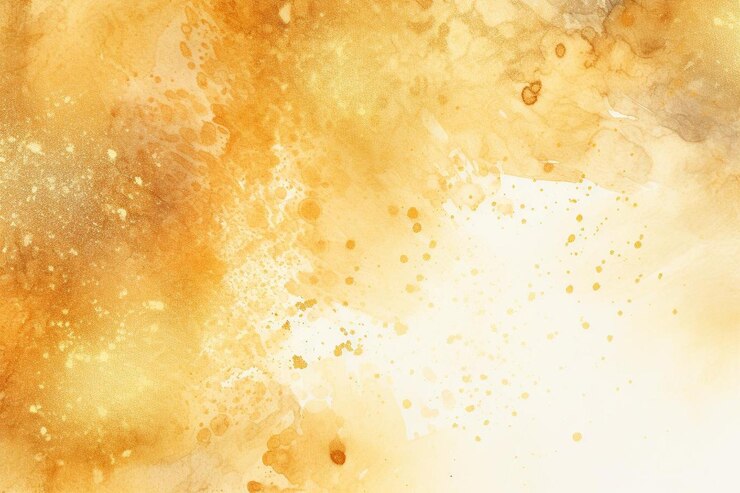 Foto fundo de aquarela dourado e espaço de cópia