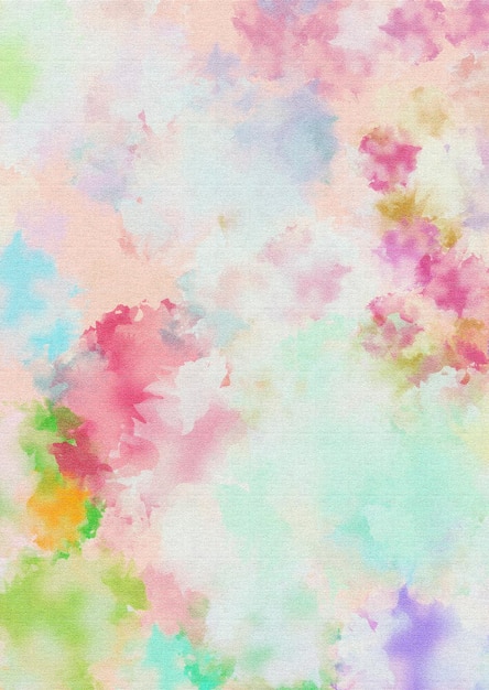 Fundo de aquarela pintado à mão sonhador