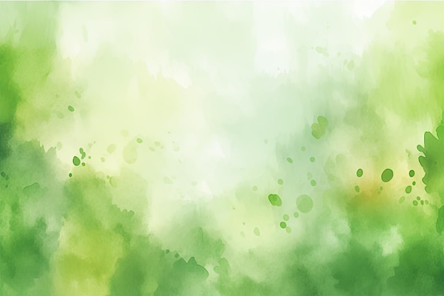 fundo de aquarela verde com espaço de cópia