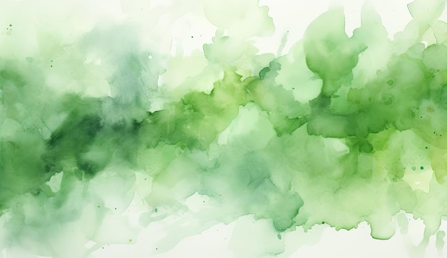 fundo de aquarela verde foto de textura isolada